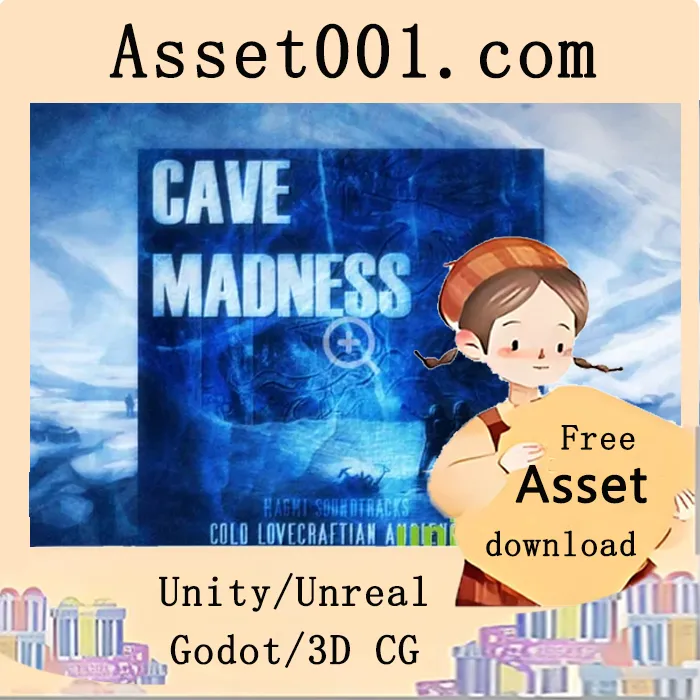 Unity游戏开发：23个黑暗冷氛围音效包，适用于各类游戏场景|CAVE MADNESS - Dark & Cold Ambiences v4.20+