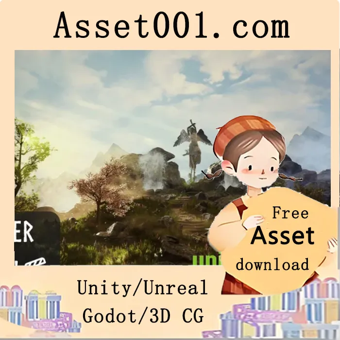 UE5专为打造宏伟山脉环境而设计的高质量资源包（含植被、巨量建筑模型与视觉特效）|Mountain - Ancient Mountain v5.0+