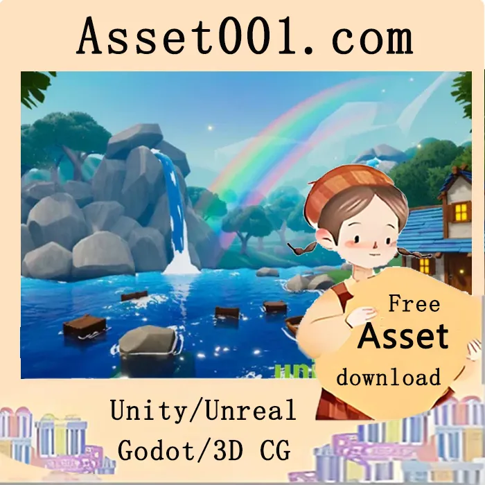 卡通风格水面着色器及河流工具详解|Cartoon Water Shader v4.23+