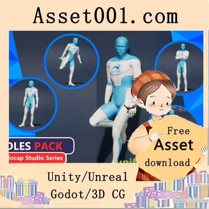MoCap Central 推出 150+ 高质量人体真实闲逛动画包|MC Idles - Believable 3D Animations by MoCap Central v1.0.0