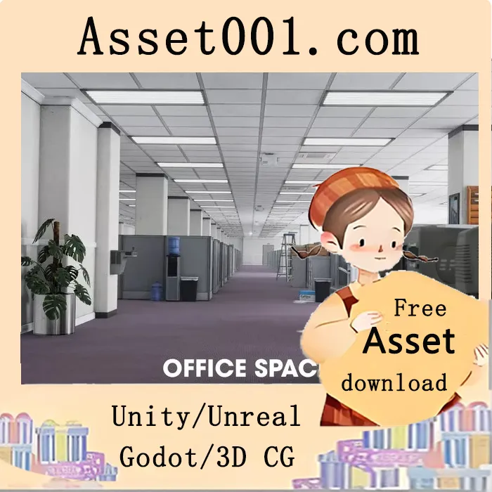 Unity办公室场景资源包 v1.0：230+高质量第一人称场景道具|Office Space Megapack v1.0