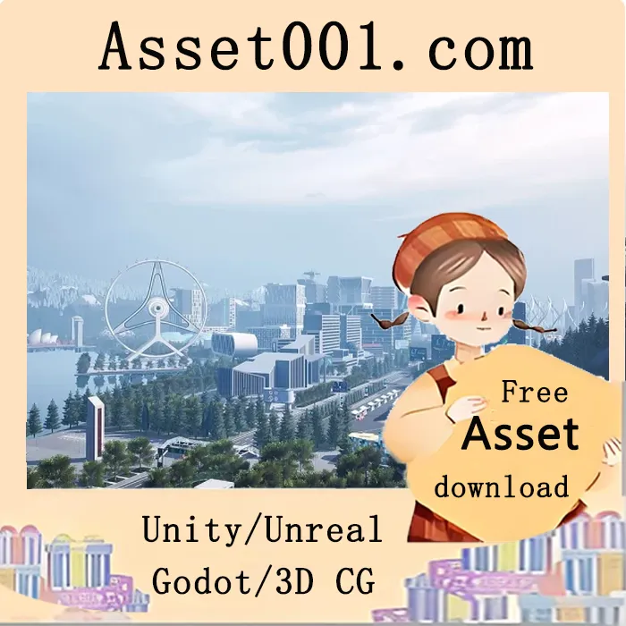 Lake Town：基于PBR材质与Nanite技术的未来城市项目|A Futuristic City - LAKE TOWN v5.3+