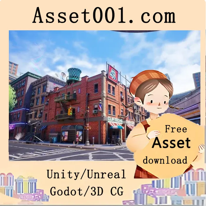 stylized sci-fi 现代城市模块化资产包|Stylized Sci-Fi Modern City ( Stylized Stylised City Scifi Sci-Fi Scifi Scifi ) 5.5