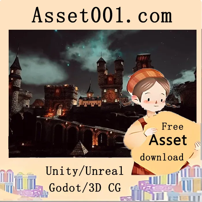 中世纪城堡资产包：支持虚幻引擎5与Unity 6（URP）的模块化 medieval 环境资源|Medieval Castle 5.7