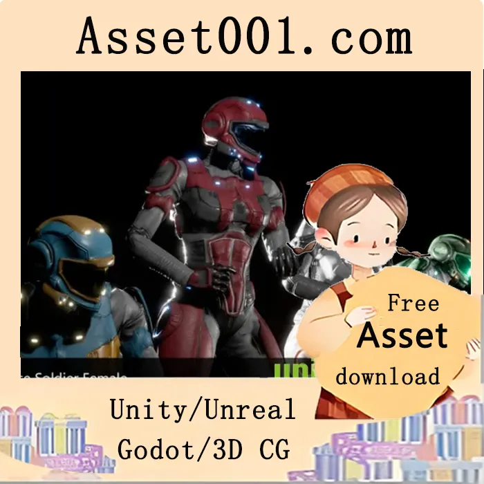 Sci Fi Space Soldier Female v4.16+