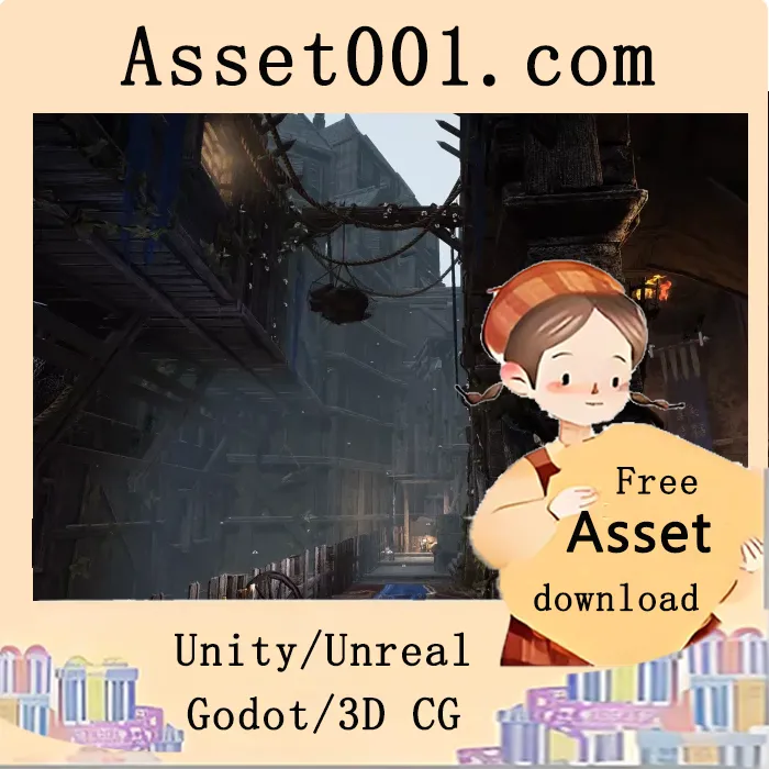 中古城堡与村庄环境资源包：300个独特静态模型及可重复使用的材质|Medieval Castle / Village Environment v2.0