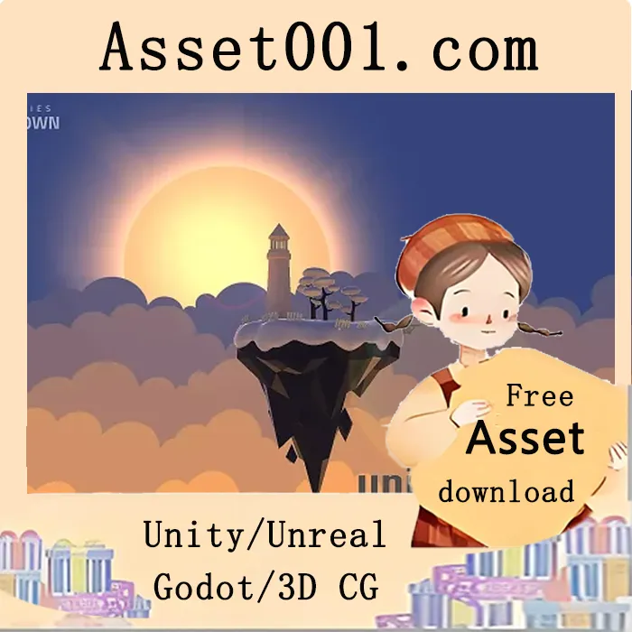 Unity天空盒资源：简约卡通风格，支持自定义云层、星星与日月，高性能适配移动端与VR平台|Farland Skies - Cloudy Crown Pro v1.4.2