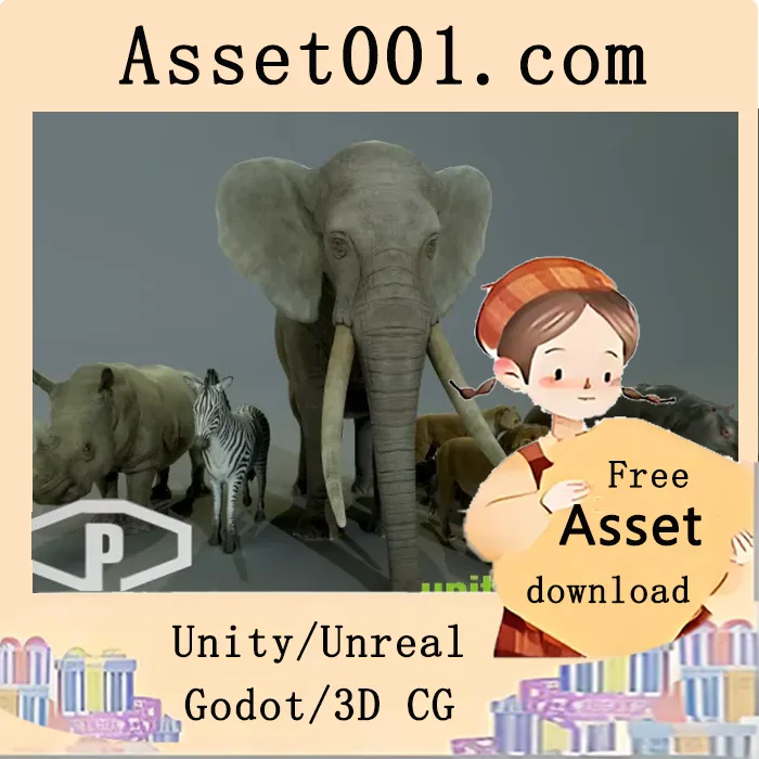 AFRICAN ANIMALS PACK v2.0