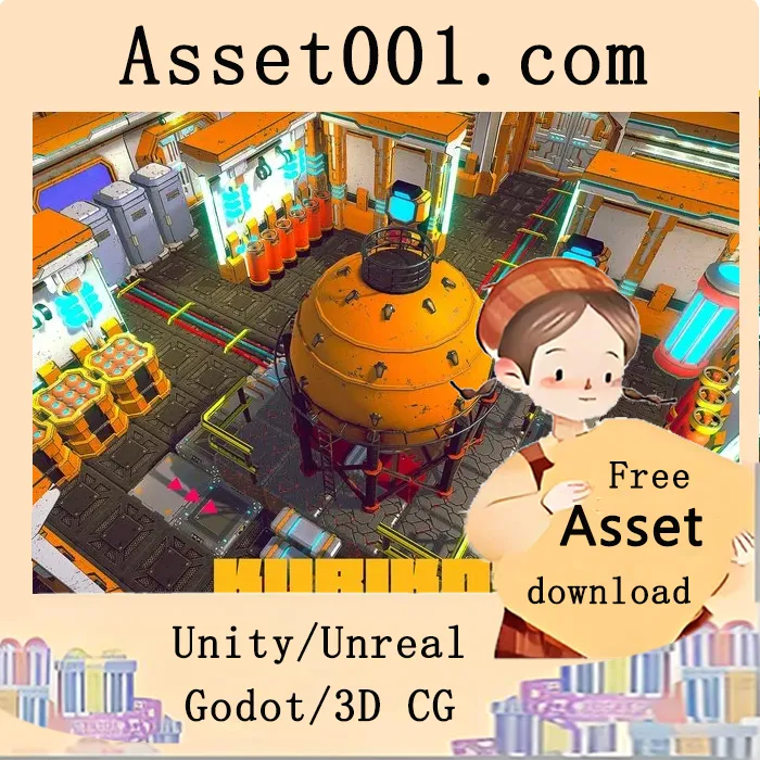 KUBIKOS 科幻立方世界——600+模块化资产包，Unity 6 兼容，URP支持|KUBIKOS - Sci-fi Cube World v1.2 (24 Jan 2026)