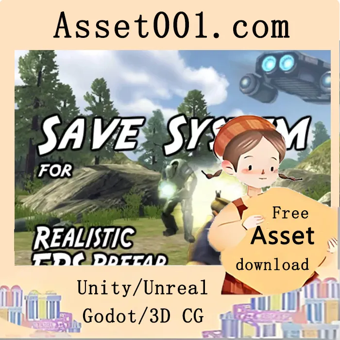 Realistic FPS Prefab 保存系统与场景切换功能插件 v1.1.7|Save System for Realistic FPS Prefab v1.1.7
