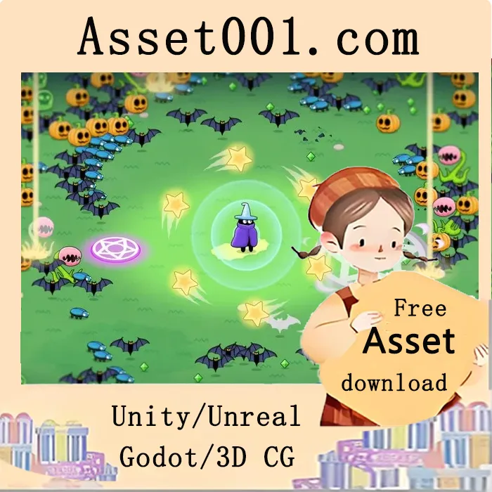 《Monster Survivors：完整2D群攻生存游戏开发指南》|Monster Survivors - Full Game v1.3.1