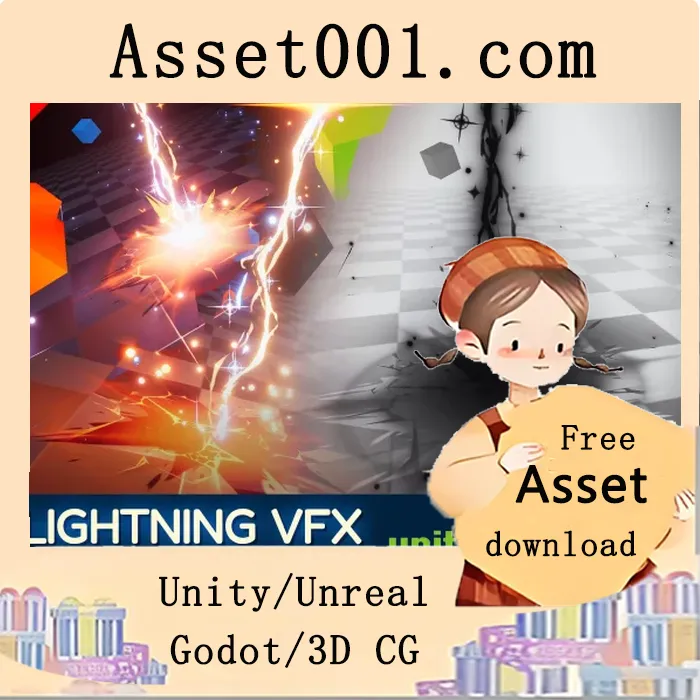 Unity闪电特效预制件：震撼视觉与环境光照体验|Lightning VFX (BiRP) v1.1.0