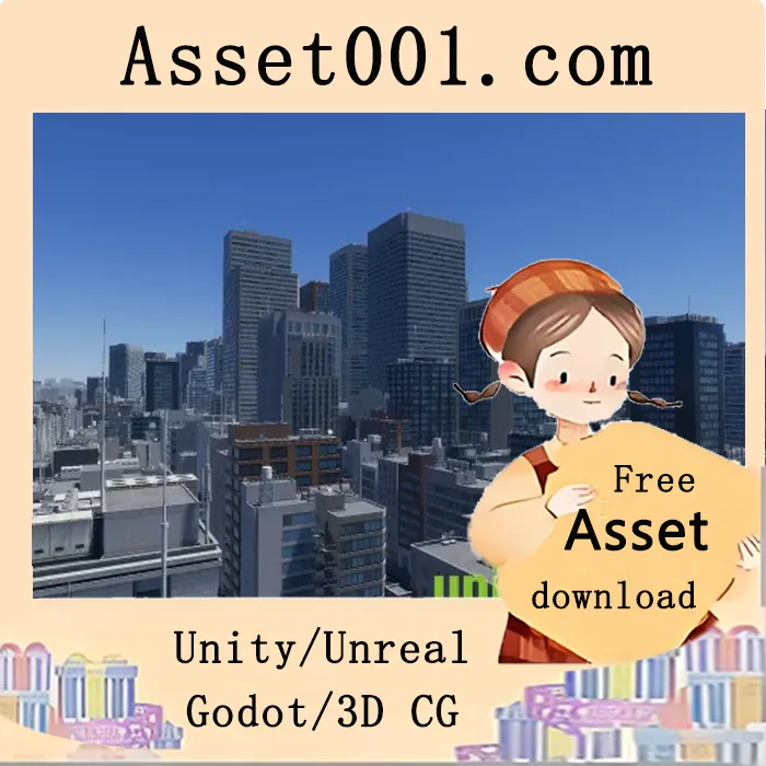 日本都市场景资源包：包含200+建筑模型与高清贴图|Japanese City v1.1