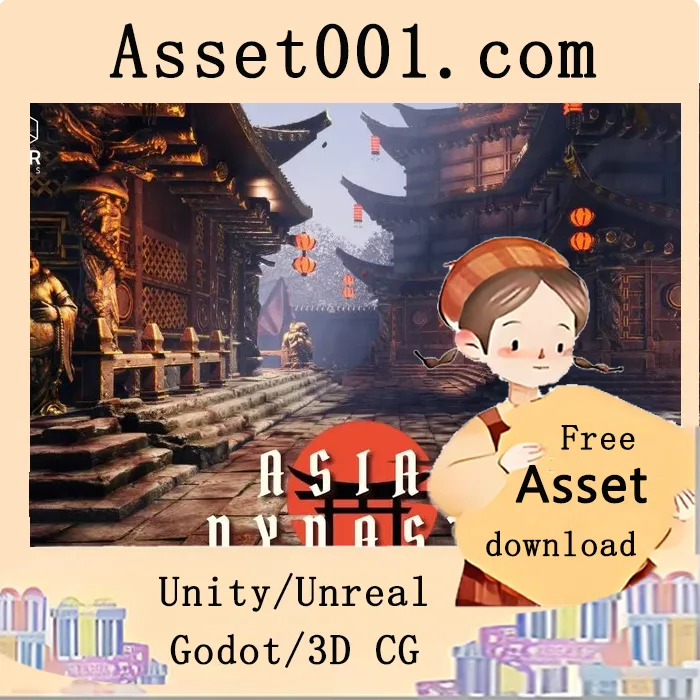 亚洲王朝环境包 v1.0：支持HDRP与URP的优化场景资源|Asian Dynasty Environment v1.0