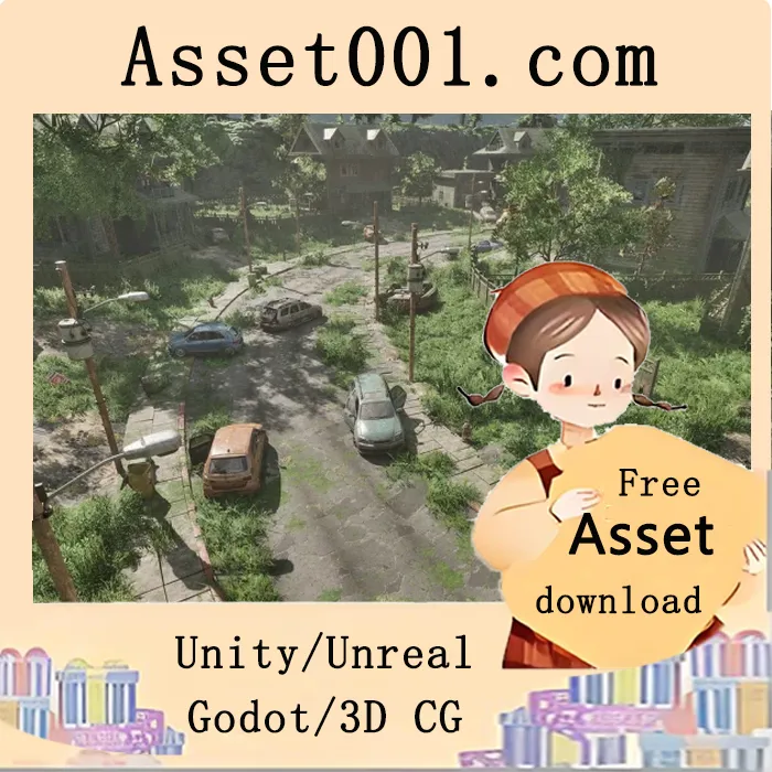 乌托邦废土区：Unreal Engine 废土风格环境资产包|Post Apocalyptic District v1.4 (5.1+)