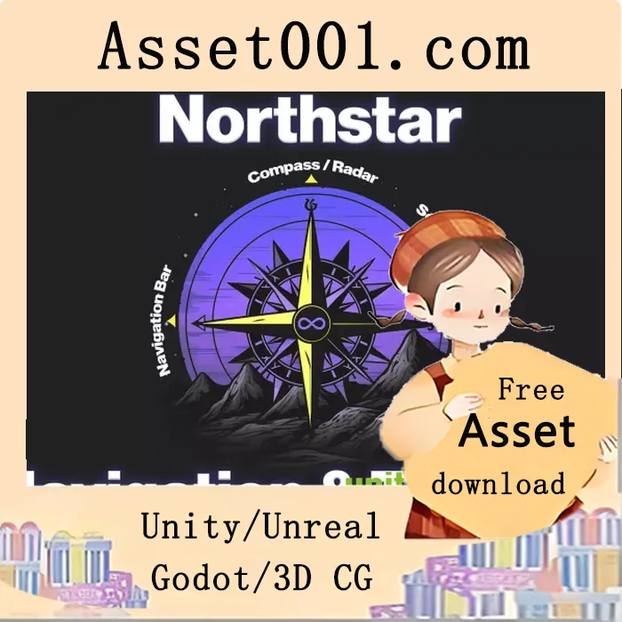 北星导航与追踪系统：支持罗盘、雷达、导航栏、屏幕与边缘叠加的可定制UI解决方案|Northstar Navigation and Tracking System (Compass, Radar, Screen & Edge Overlay) v1.0.9.2