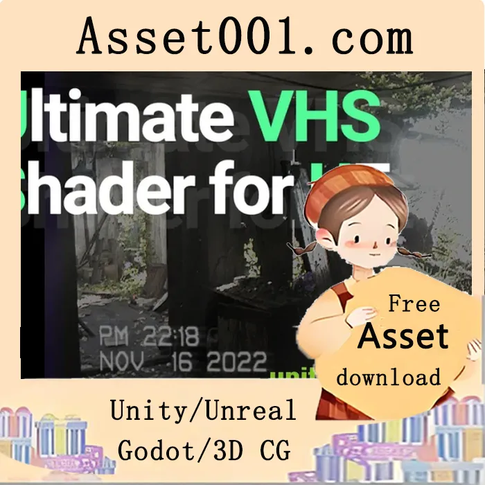 Unreal引擎终极VHS贴图Shader完整教程|Ultimate VHS Shader v5.0+