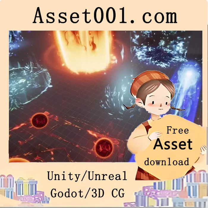 Unity ARPG视觉特效启动包 - 火系法术v2.0|Realistic ARPG VFX Starter Pack - Fire Spells v2.0