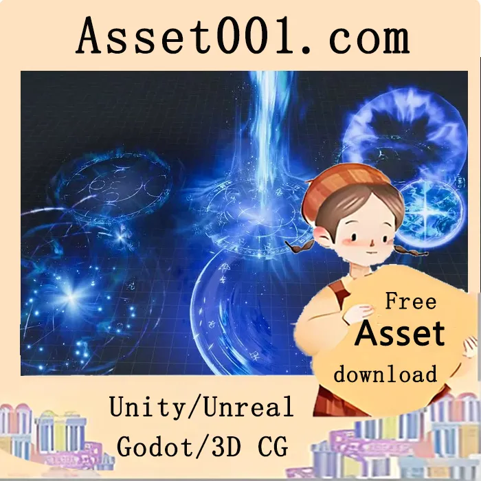 Unity资产包：真实感ARPG法术特效集合（支持URP/HDRP）|Realistic ARPG Mana Spells v1.0