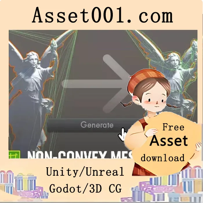 Unity非凸网格碰撞体自动生成器v2.0|Non-Convex Mesh Collider Automatic Generator v2.0