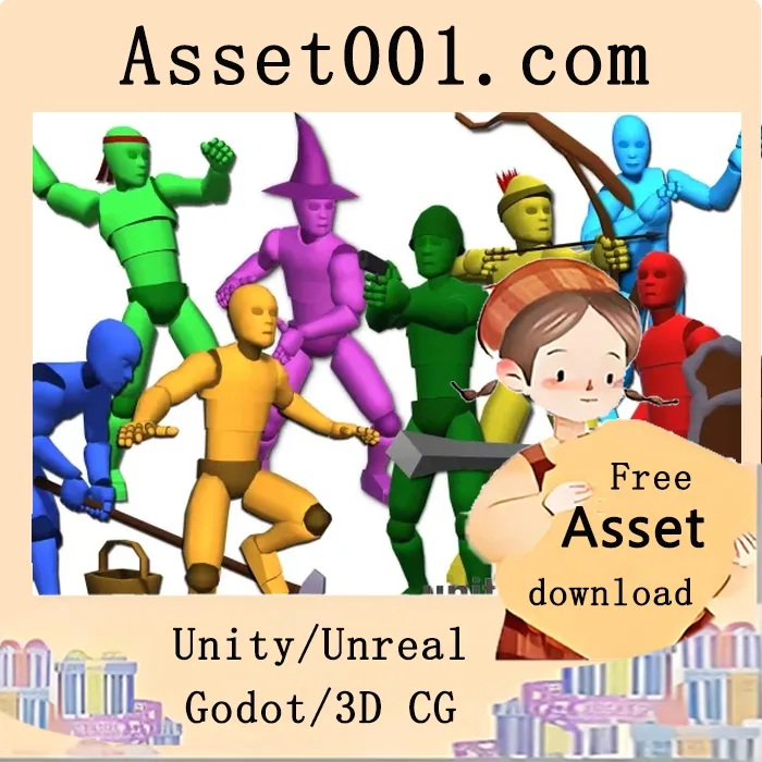 包含300+人体模型动画资源的Mega Animations Pack|Mega Animations Pack v1.7.1