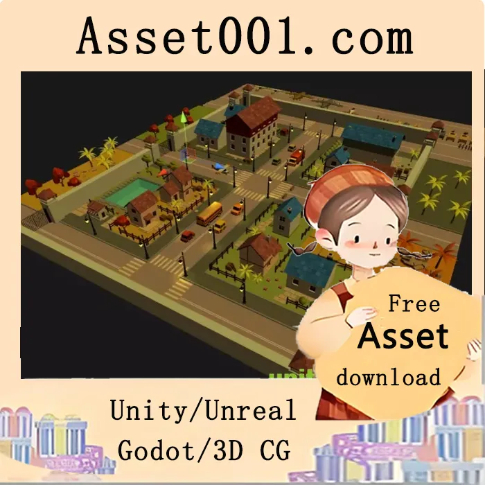 Stylized Simple Cartoon City v1.1