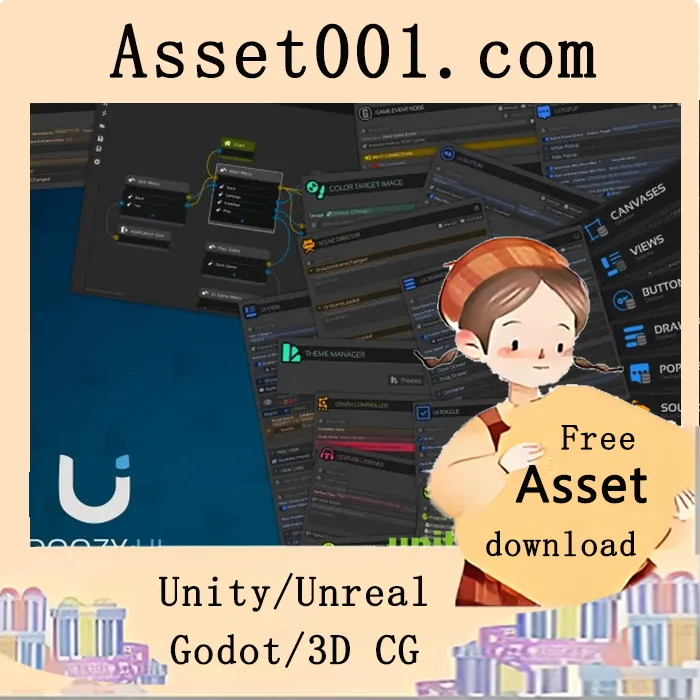 DoozyUI：Unity中的专业UI管理与动画解决方案|DoozyUI: Complete UI Management System v3.1.3
