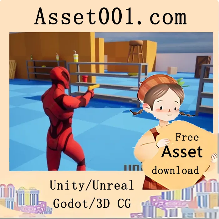 Unity蓝图模板：包含多人对战逻辑的Prop Hunt隐藏与追逐游戏模板|Prop Hunt - Multiplayer Blueprint Game Template - Hide and Seek - By Kekdot v5.1+