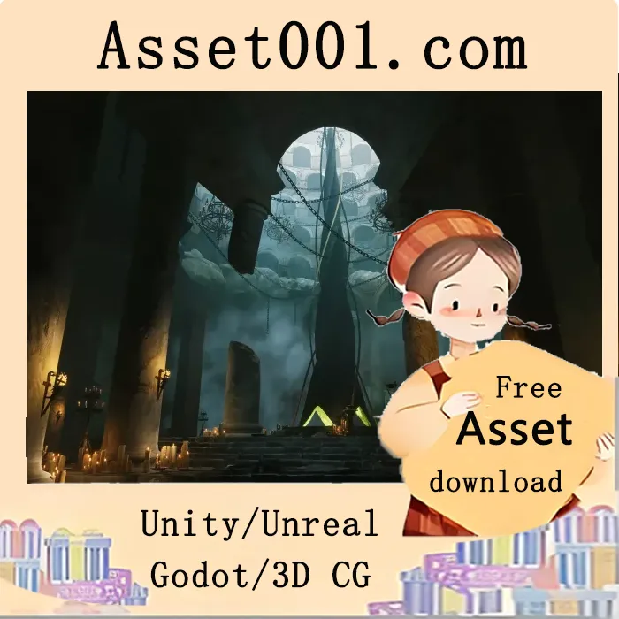 Unity幻想地牢环境资产包：包含103个独特模型，高质量且优化用于游戏项目|Fantasy Dungeon ( Fantasy ) v1.0 (URP)