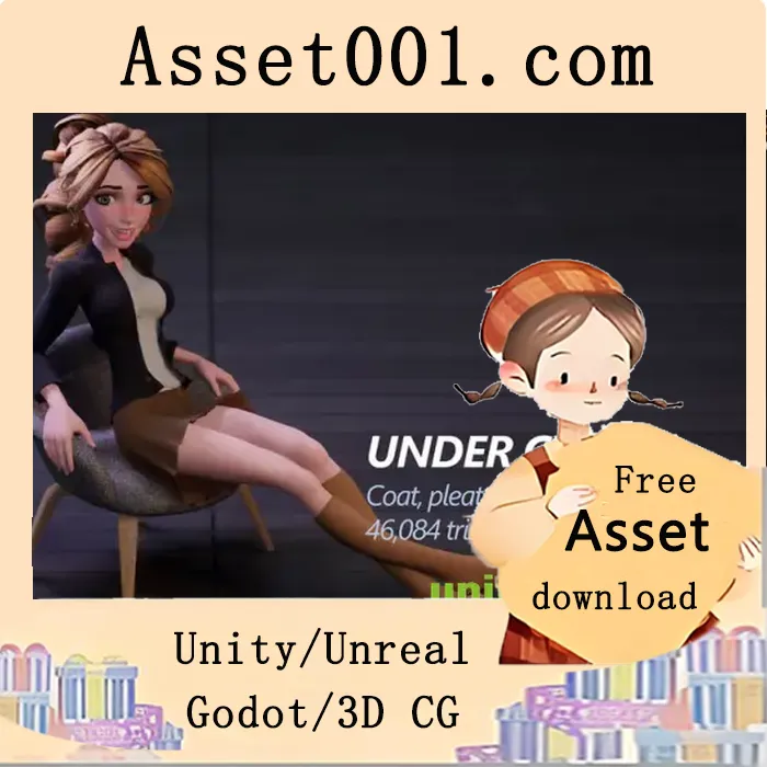 模块化女性侦探Sara：支持ARKit与多场景穿搭的可定制角色|SGT SARA MODULAR DETECTIVE v5.1+