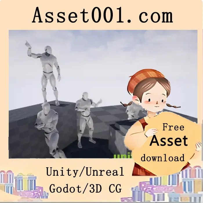 Unity NPC动画包：50+种动作为非玩家角色增添生机|Pedestrians Vol 2 (Mini Pack) v5.3+