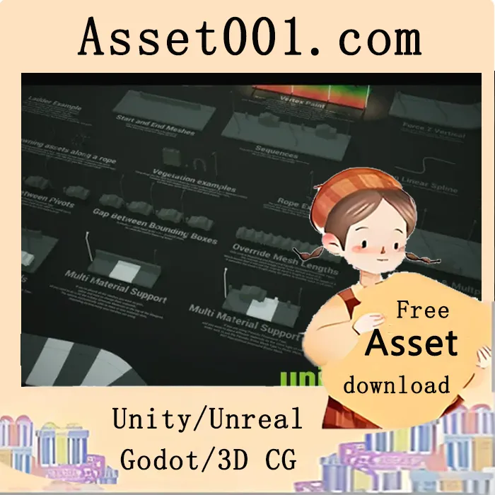 Spline+ 插件：基于样条曲线的高效场景细节生成工具|Spline+ v4.27+