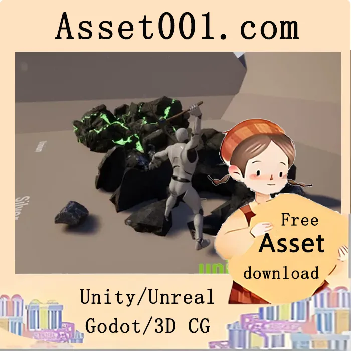 基于CHAOS的可开采与互动岩石及矿产资源插件|Chaos based Mineable and interactive Rocks with spawning ores V1 v5.0+