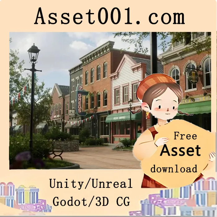 UE5纳米级与光追技术打造的美国小镇商店模块化包|Small Town Stores - Modular Pack v5.1+