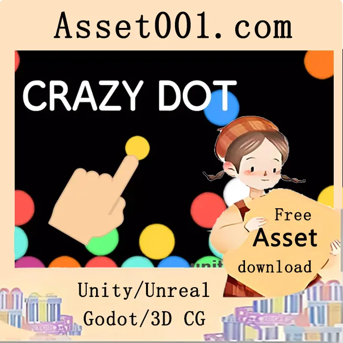 Crazy Dot 2D 极简无限奔跑游戏模板|Crazy Dot - 2D Game Template v1.0