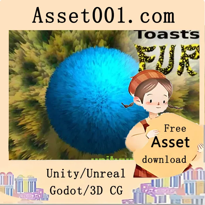 简单毛发与风效应着色器包|Simple Fur and Wind Shader v1.0