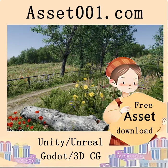 Unity Meadow环境动态自然资产包：高清扫描+URP支持|Meadow Environment - Dynamic Nature v3.0.0