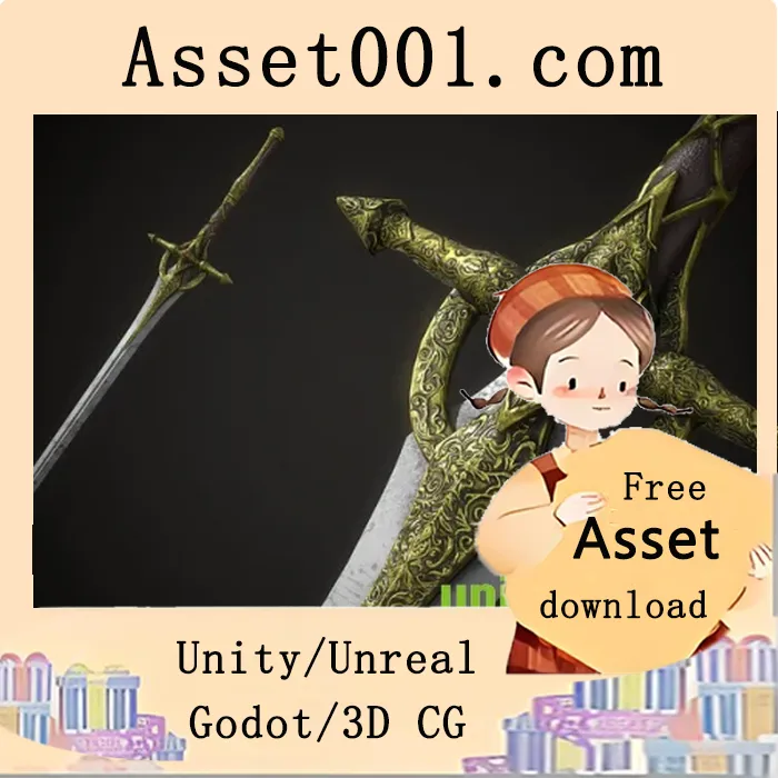 暗黑奇幻风格中世纪武器素材包：骨骼模型可直接装备，含剑、斧、弓、盾等，并支持拾取、攻击、防御及生命体动画|DARK FANTASY MEDIEVAL WEAPONS - Skeletal weapon ready [Sword,Shield,Axe,Bow...] v4.26-4.27+