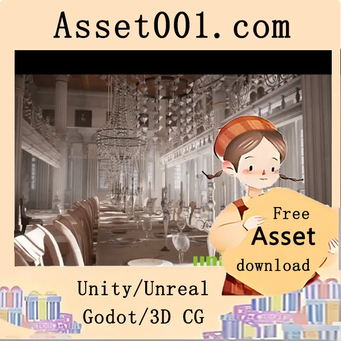 维多利亚风格宫殿大厅场景演示（支持静态光照与Lumen）|PalaceHall v4.19-4.27+