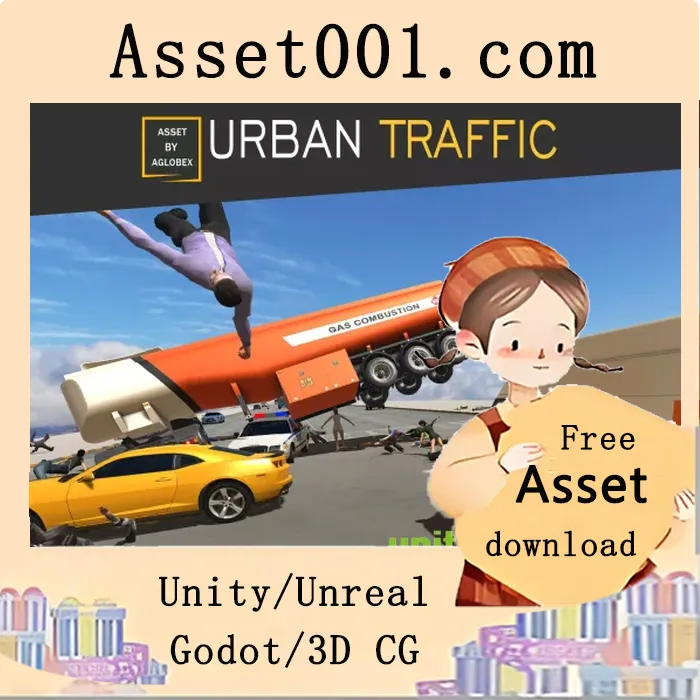 Unity资产更新：新增行人物理模拟与夜景交通系统|Urban Traffic System v2018.2