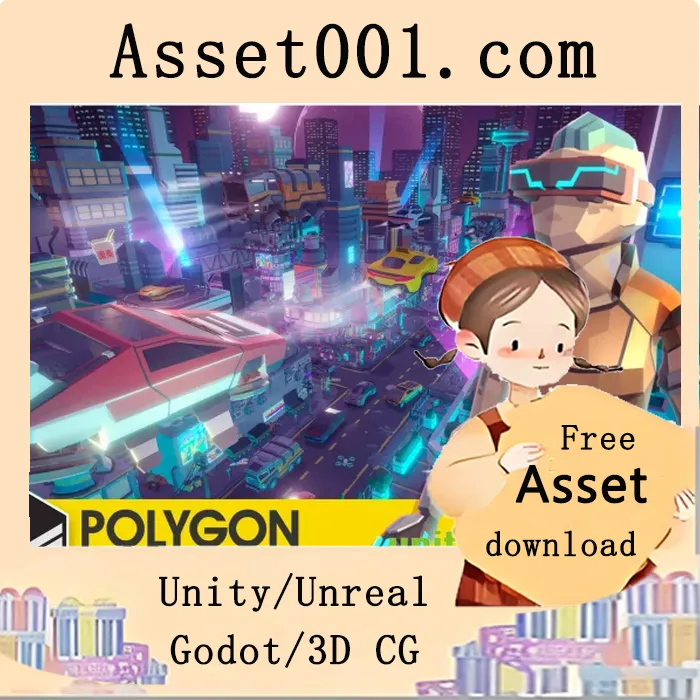 Synty Studios 推出科幻主题低多边形资产包，含509个独特资源|POLYGON Sci-Fi City - Low Poly 3D Art by Synty v1.22