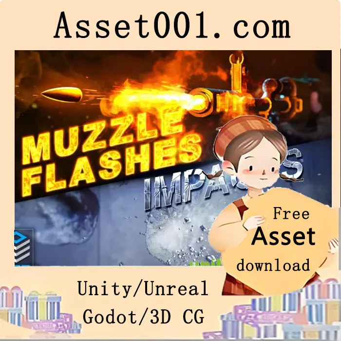 PRO Effects：第一人称射击游戏的枪口闪光与击中效果升级|PRO Effects: FPS Muzzle flashes & Impacts v1.0