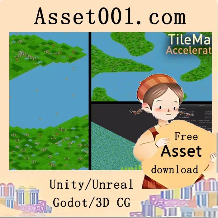 Unity Tile Map 加速器：高性能巨量地图渲染解决方案|Tile Map Accelerator v1.5.1