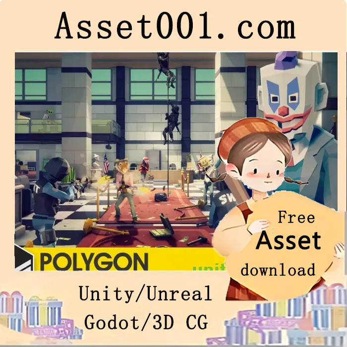 POLYGON Heist - Low Poly 3D Art by Synty v1.9