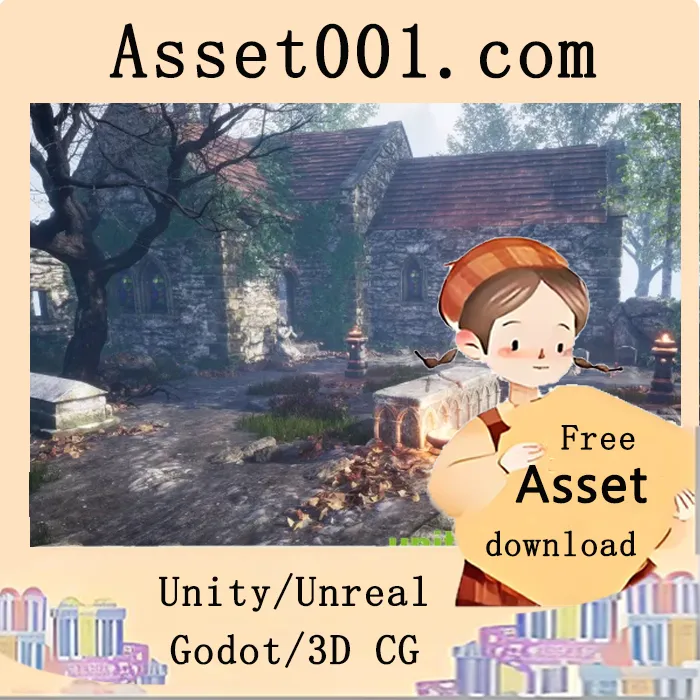 PBR墓地与自然场景包 2.0：包含2000+模块化资产的高质量建模资源集|PBR Graveyard and Nature Set 2.0 v3.7.8