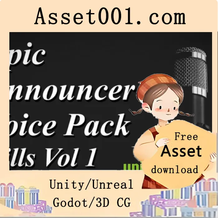 Epic Announcer Voice Pack - Kills Vol 1（含25个声音样本，含干声与效果版本）|Epic Announcer Voice Pack - Kills Vol 1 v1.0