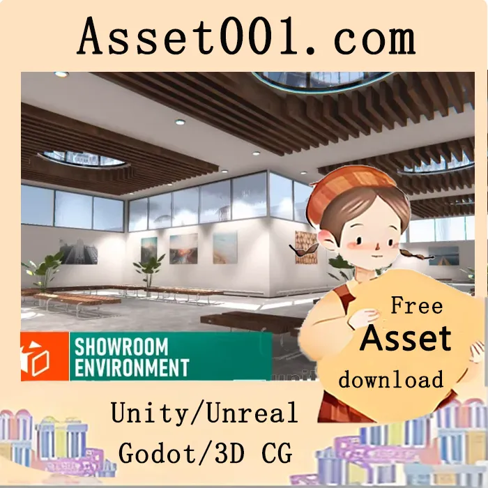 展示厅环境集合 - 家具与室内物品资源包|Showroom Environment - gallery v1.0