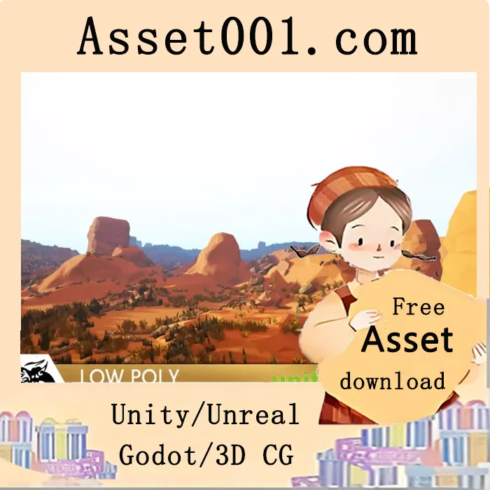 低多边形干旱/沙漠环境资产包|Low Poly Arid/Desert Environment v1.1