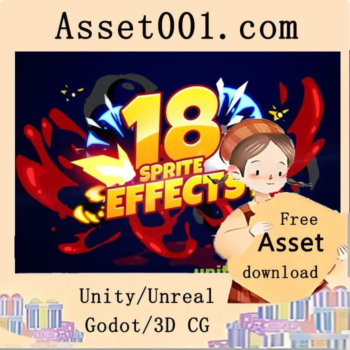 18种惊艳的游戏精灵动画效果|18 Sprite Effects v1.0