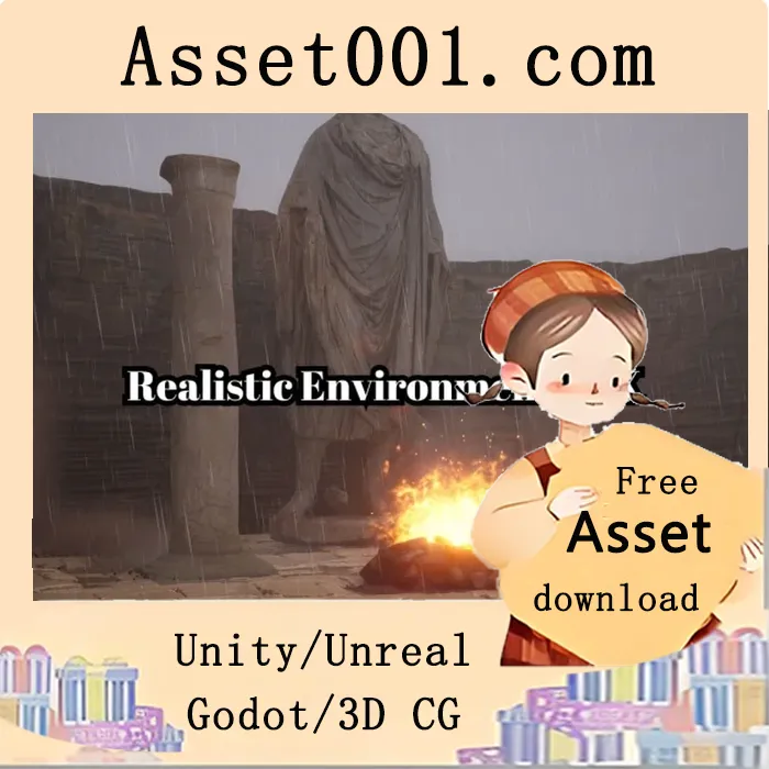 21个逼真环境特效，低成本易使用，适用于游戏与影视剪辑|Realistic Environment VFX 5.4